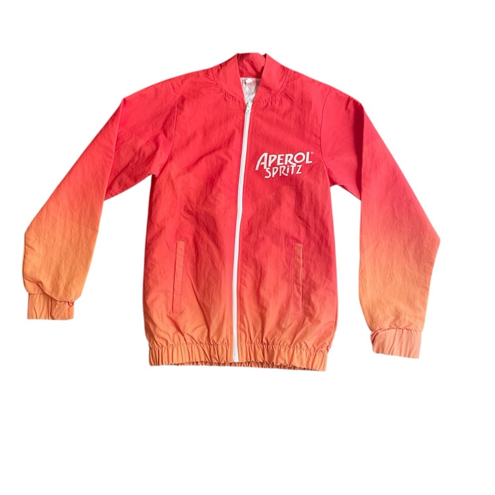 Aperol Spritz Red and Orange Windbreaker Jacket